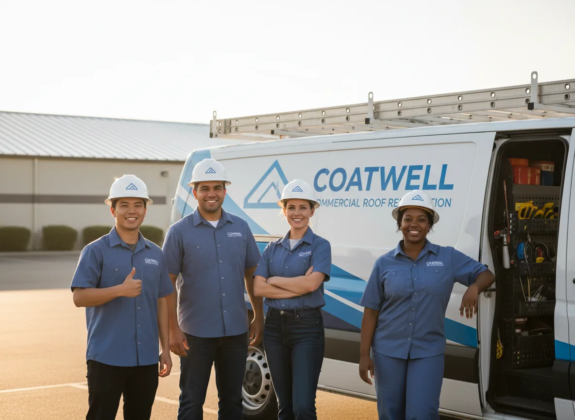 Commercial roof coating company in Lohn, TX